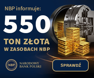 Reklama - 550 ton złota NBP